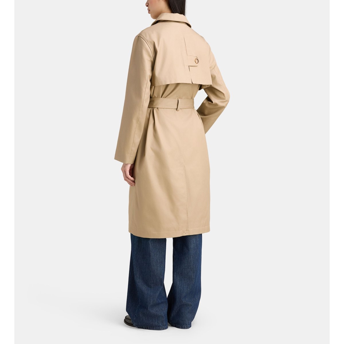 Trench long ozane coton beige, JODHPUR