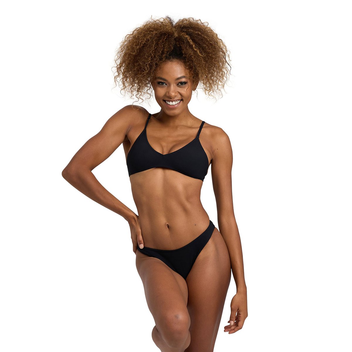 Bikini triangle Solid black, ARENA