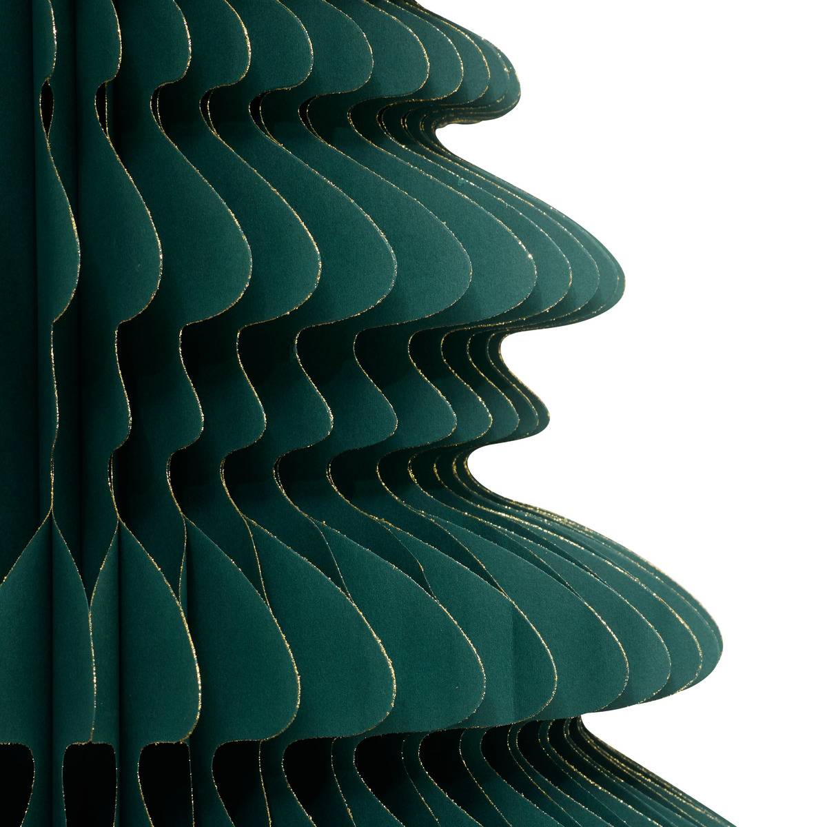 Sapin papier H90 cm vert KAMI vert, ATMOSPHERA