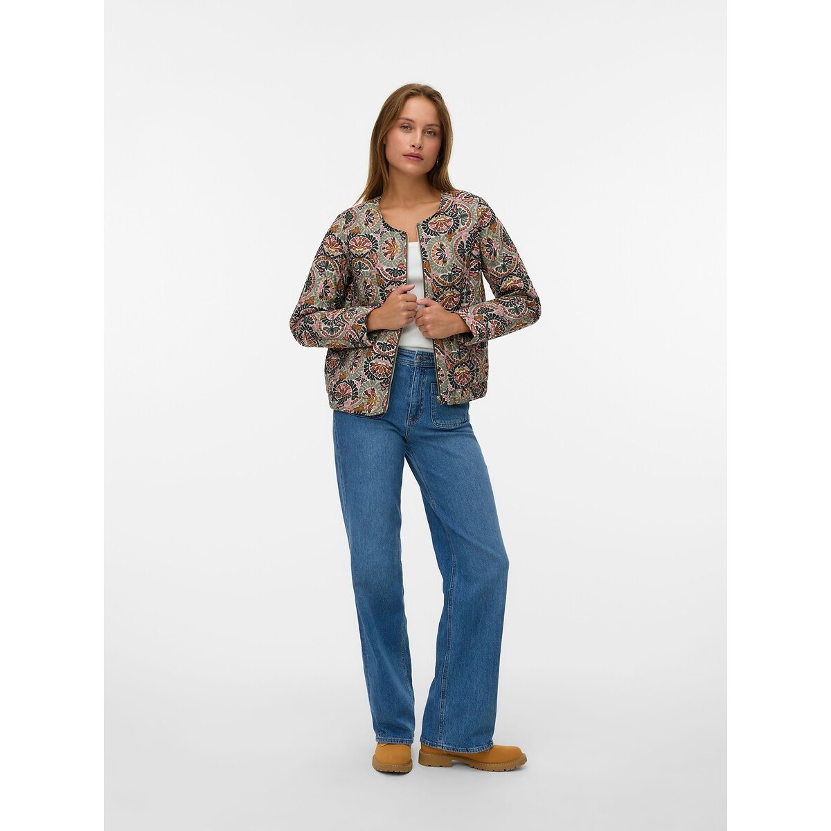 Quilted Jacket printed, VERO MODA