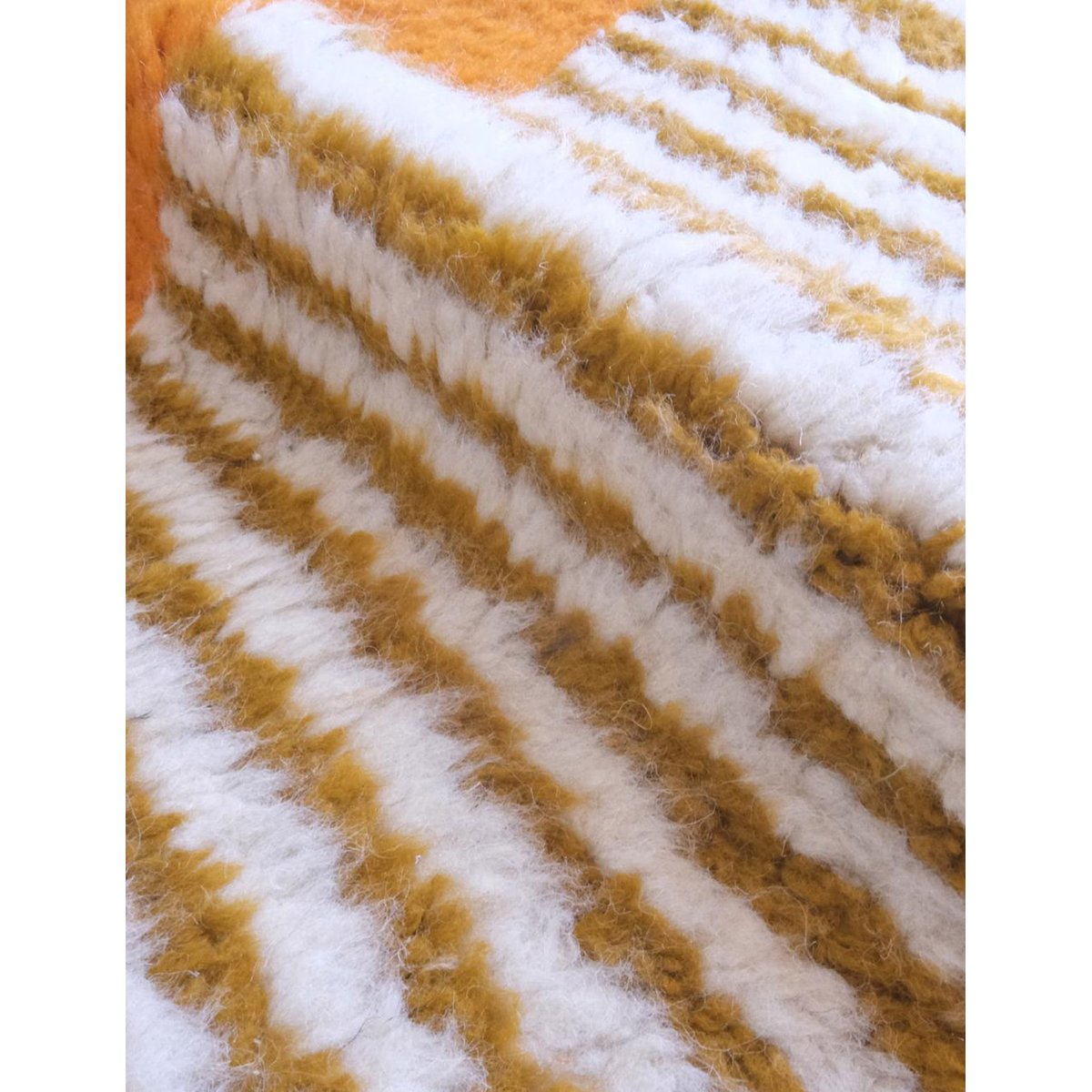 Tapis de couloir berbère etnique chic pure laine 97 x 351 cm orange terre cuite, AFK LIVING
