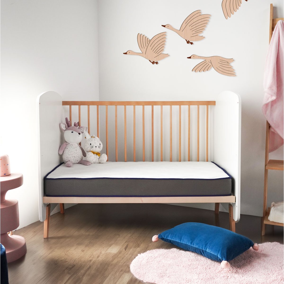 Matelas Bébé DODOTENDRE - Face été/face hiver blanc, DODO