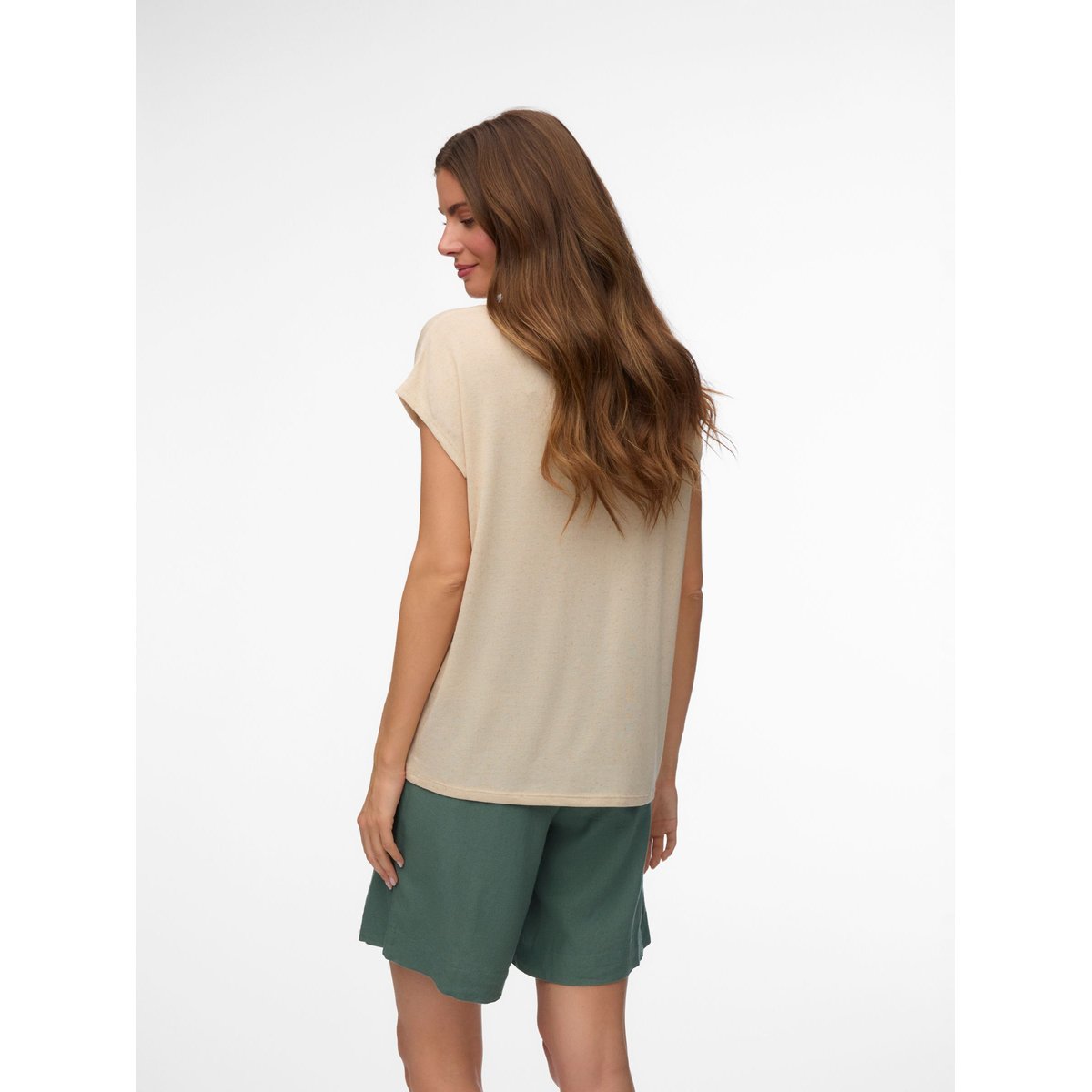 Top oatmeal 1, VERO MODA