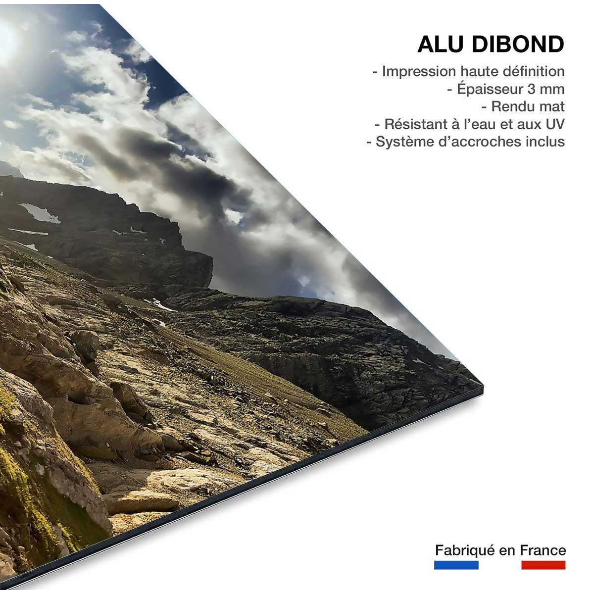 Tableau panorama sur gavarnie tableau alu dibond, HEXOA