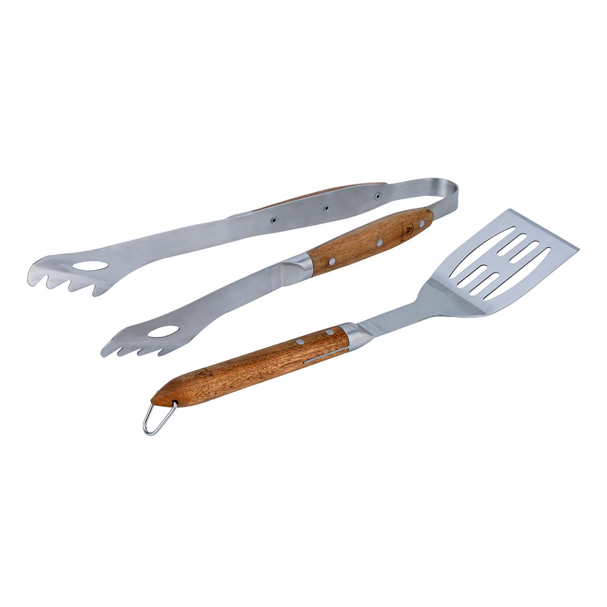Set de spatule et pince de barbecue - "Sève" couleur unique, LAGUIOLE CUISSON