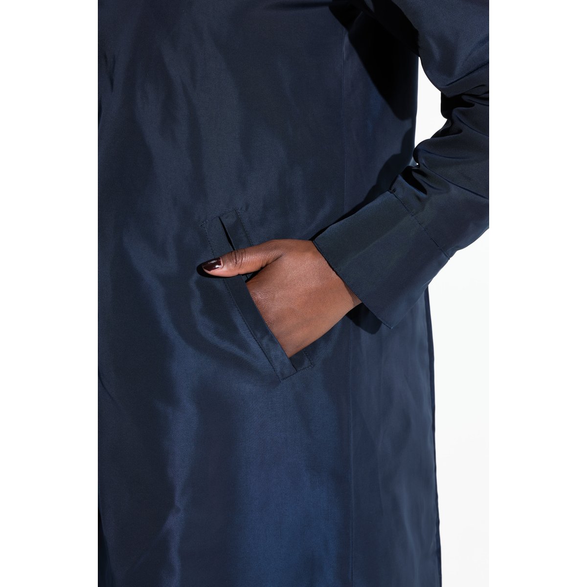 Veste, coupe évasée, plis dans le dos marine, ULLA POPKEN