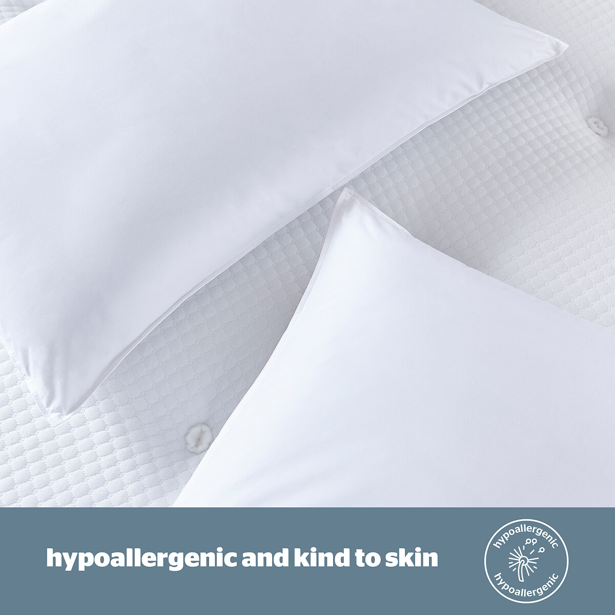 Pure Cotton Pillow Pair white, SILENTNIGHT