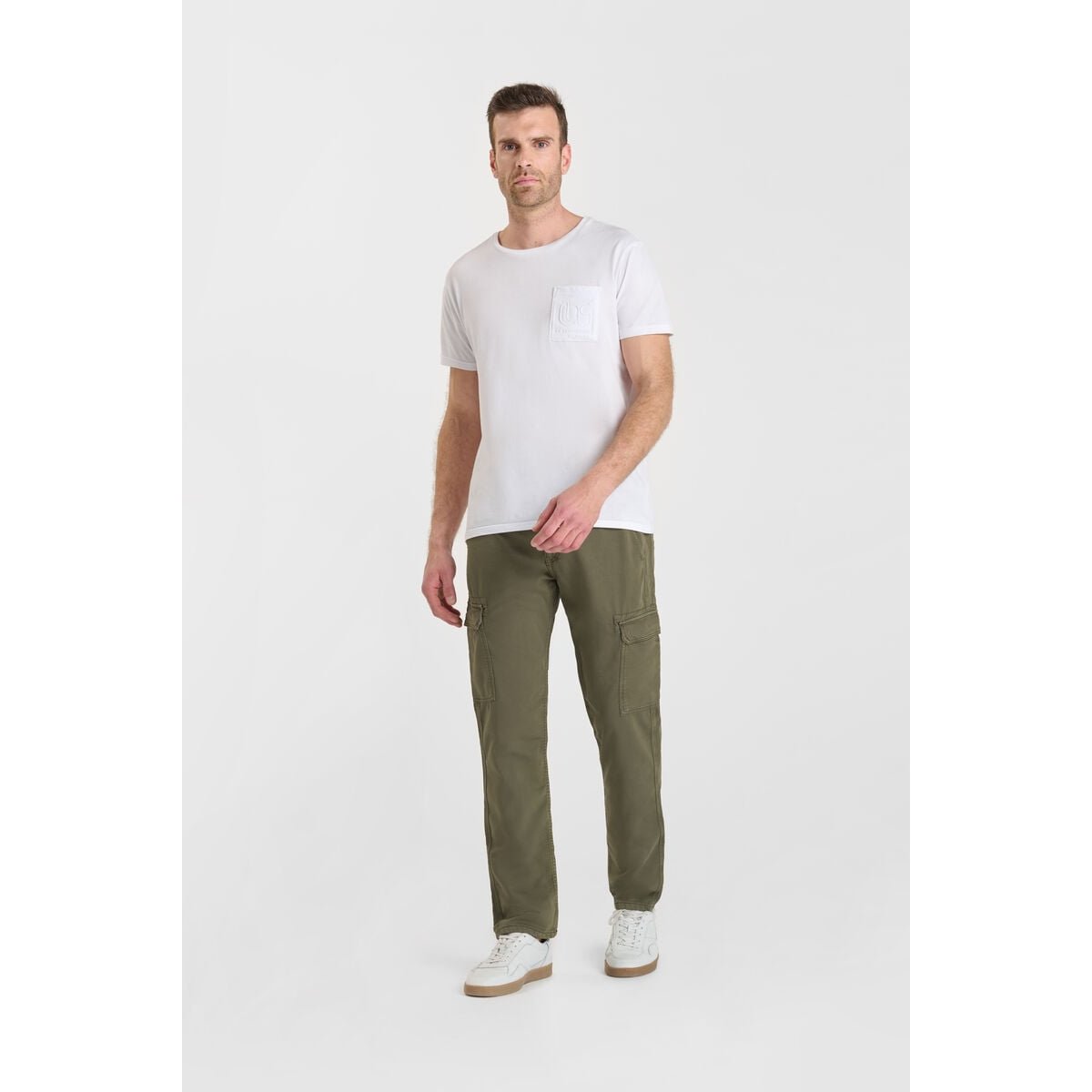 Pantalon cargo SELIAN khaki, LE TEMPS DES CERISES