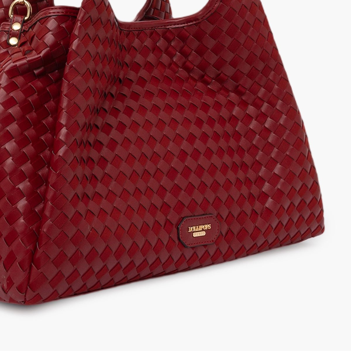 Sac Shopper L Talaya doré,rouge, LOLLIPOPS
