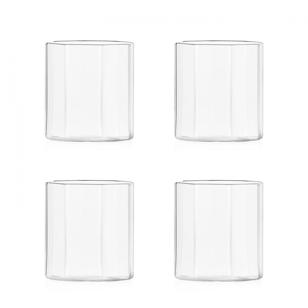 Lot de 4 verres à eau Octave transparent, ICHENDORF