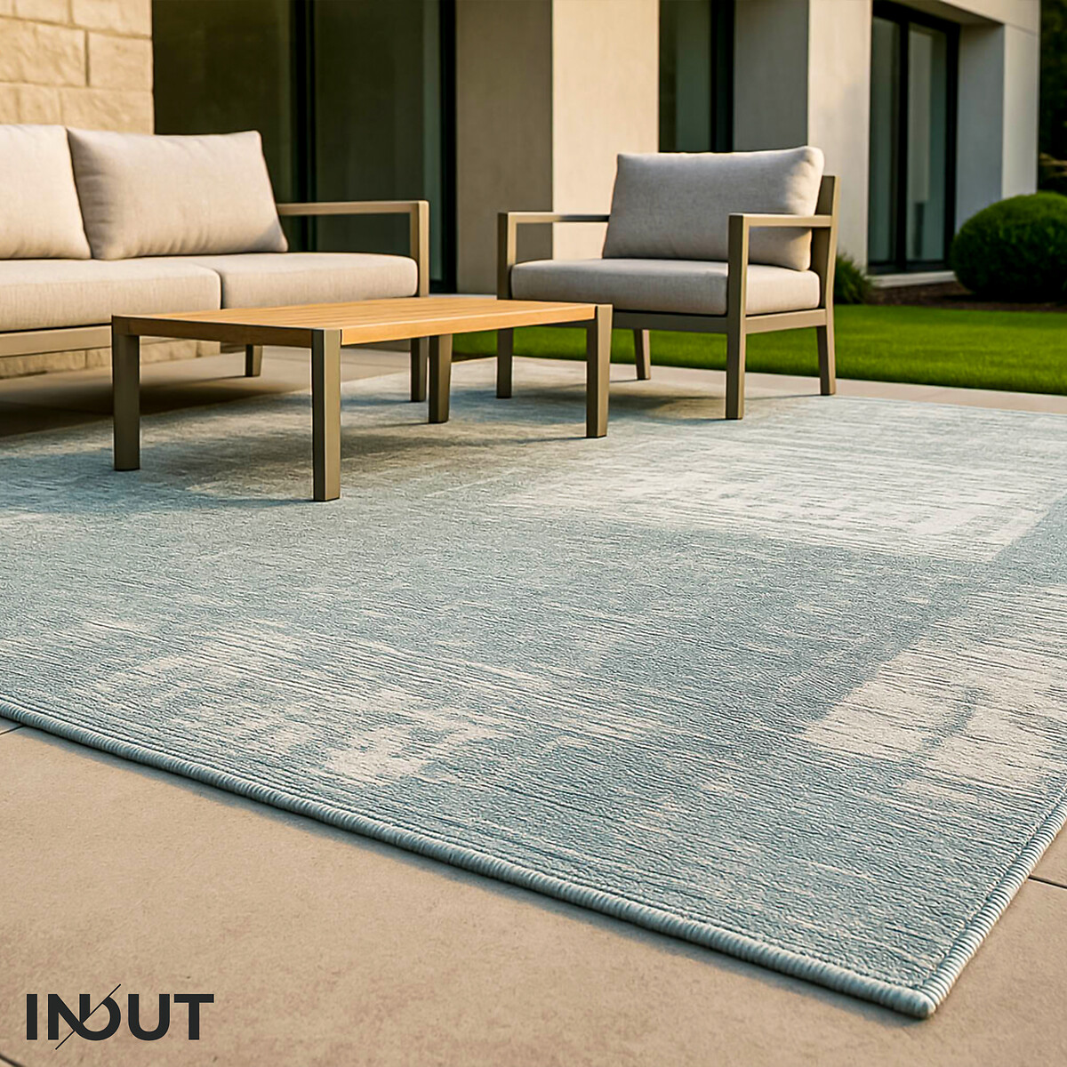 Tapete Element, CUTCUT azul-água, CUTCUT