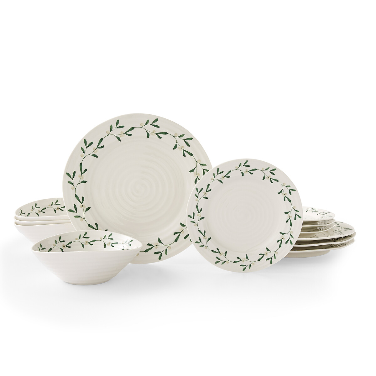 12-Piece Mistletoe Dinner Set white, SOPHIE CONRAN FOR PORTMEIRION