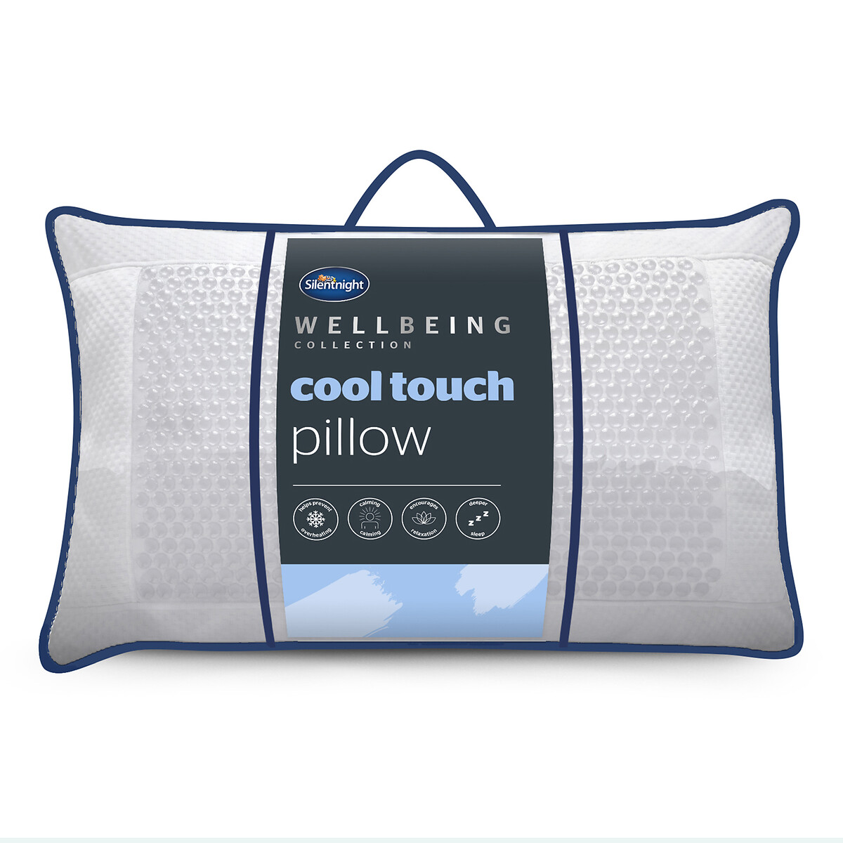 Hotel collection pillow pair white Silentnight La Redoute