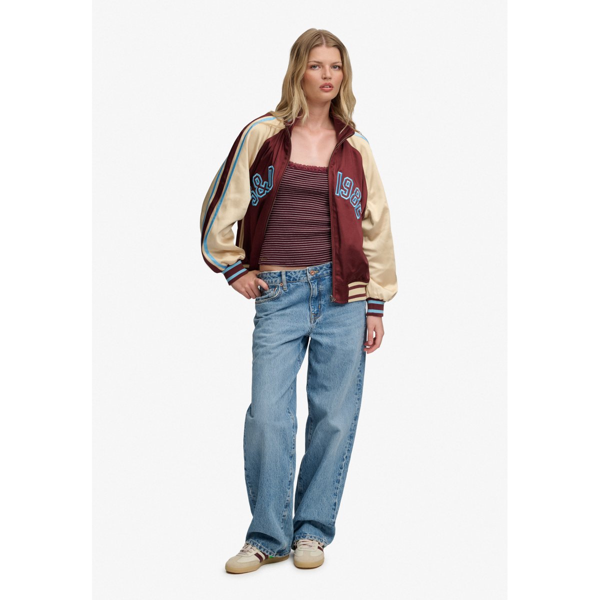 Veste de Survêtement Suika bordeaux andorre multicolore, SUPERDRY