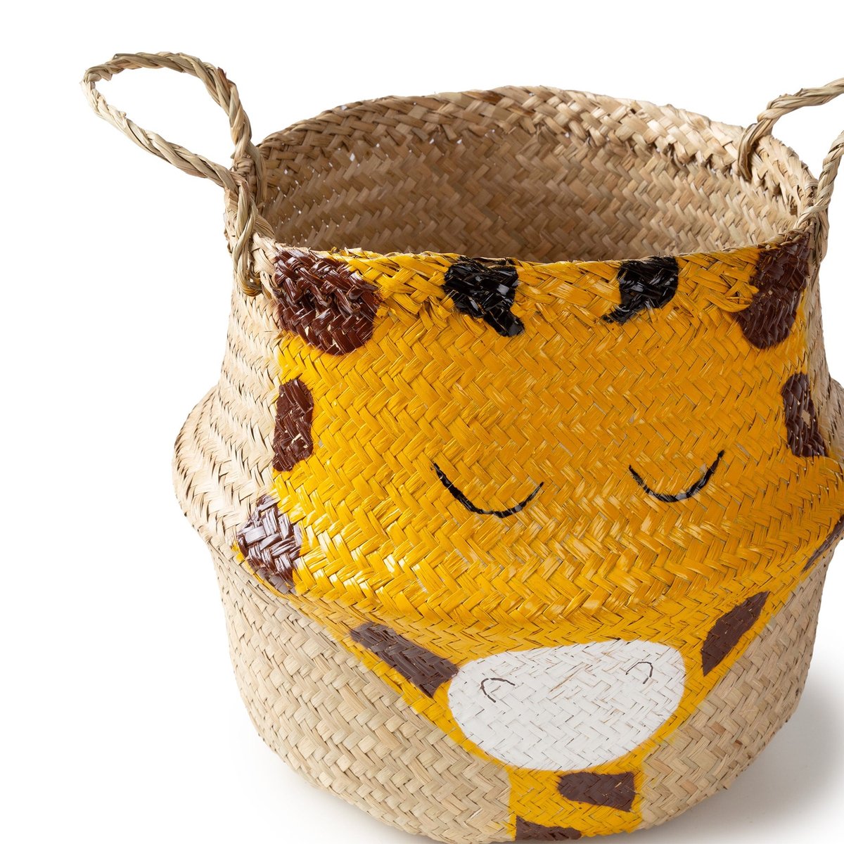 COMPACTOR - Panier de rangement  BELLY avec poignées - 30 x 30 x H.28 CM - Beige naturel, COMPACTOR