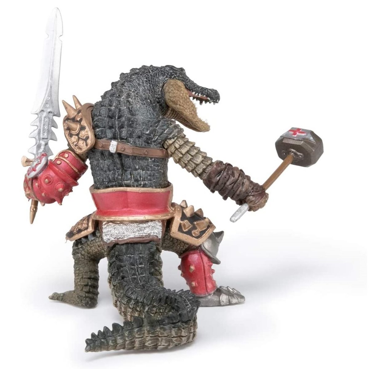 Figurine Mutant crocodile marron, PAPO