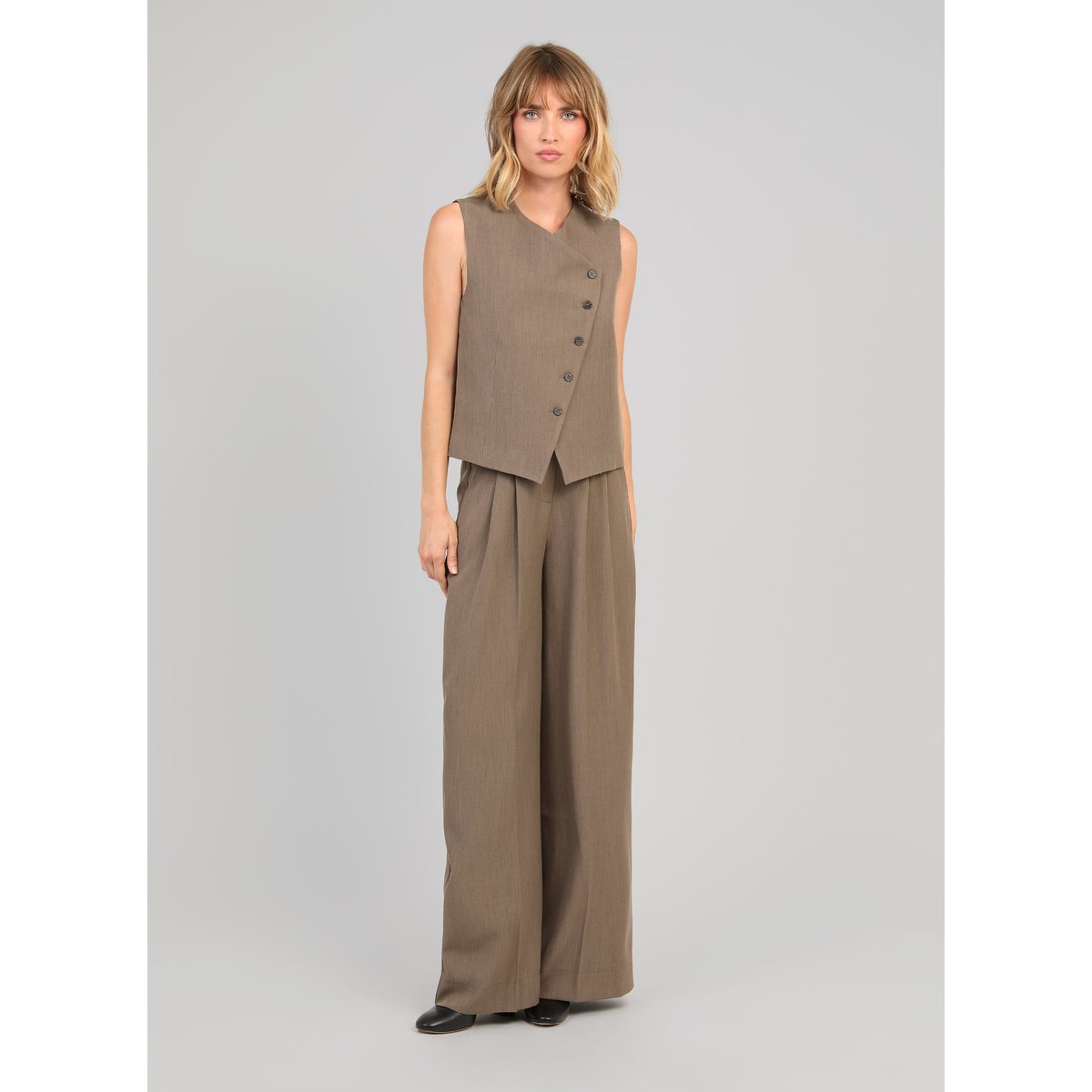 Veste ZEFIA taupe, AN'GE