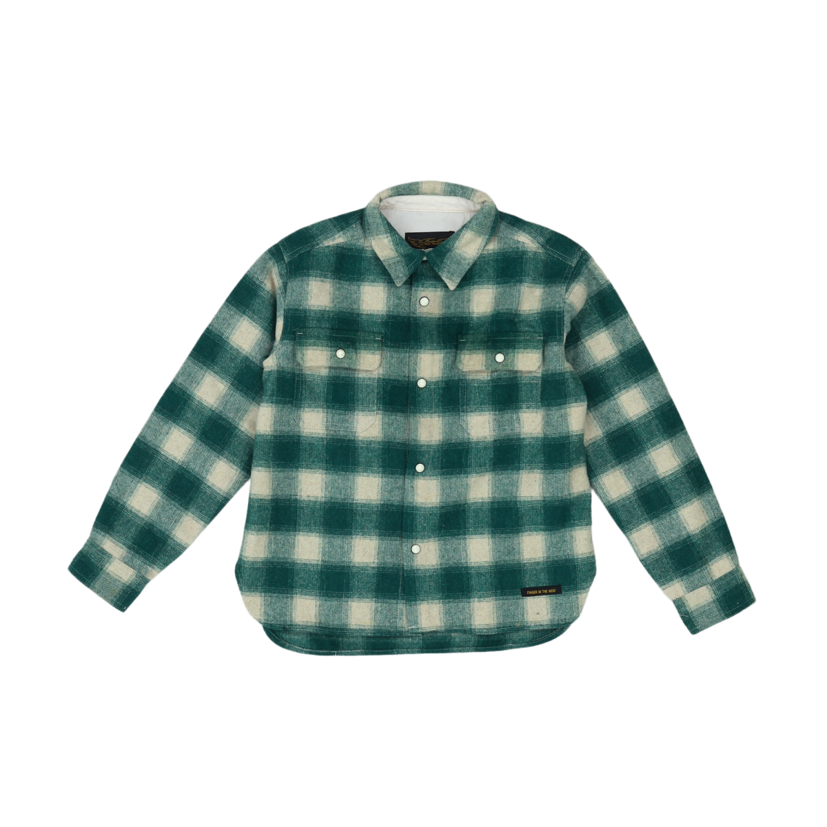 Chemise - Très bon état vert, FINGER IN THE NOSE