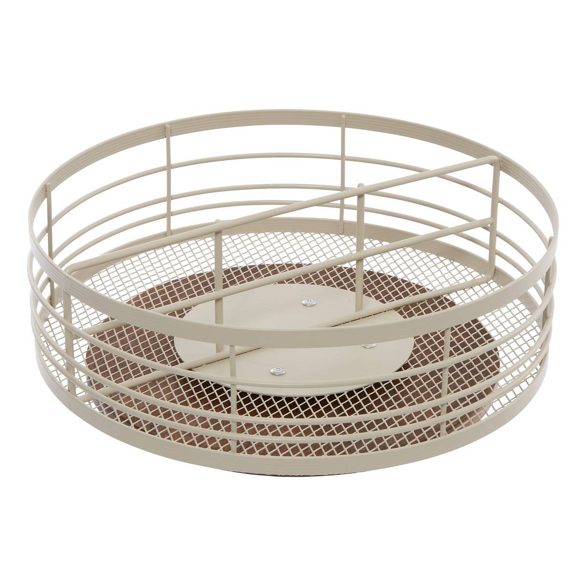 Plateau rond tournant TELMA beige, 5FIVE SIMPLY SMART