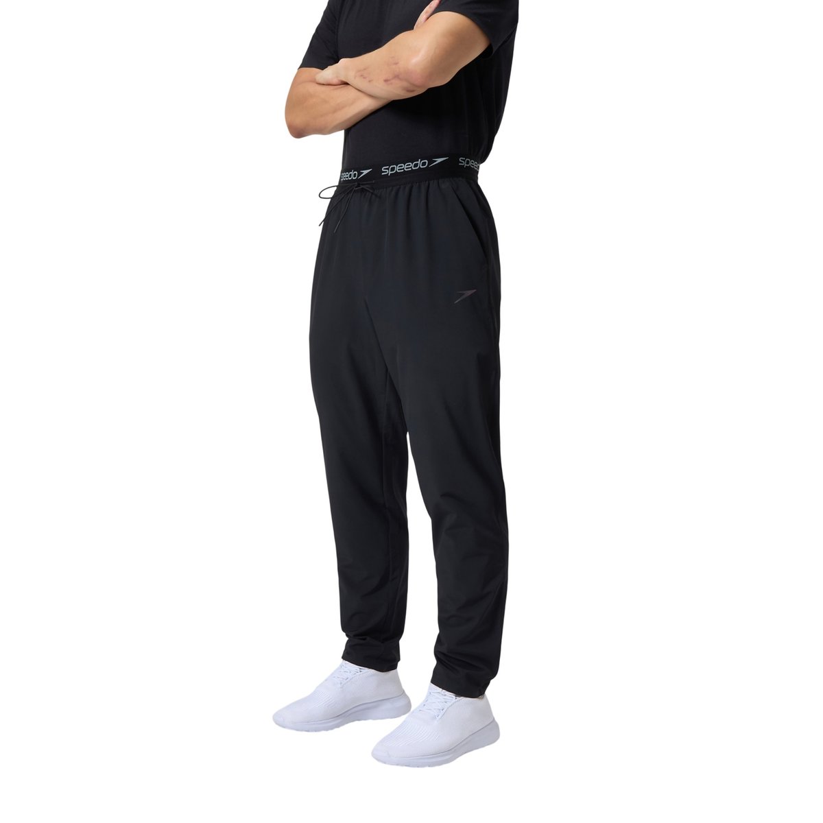 Pantalon de jogging à taille élastiquée et cordon PRO noir, SPEEDO