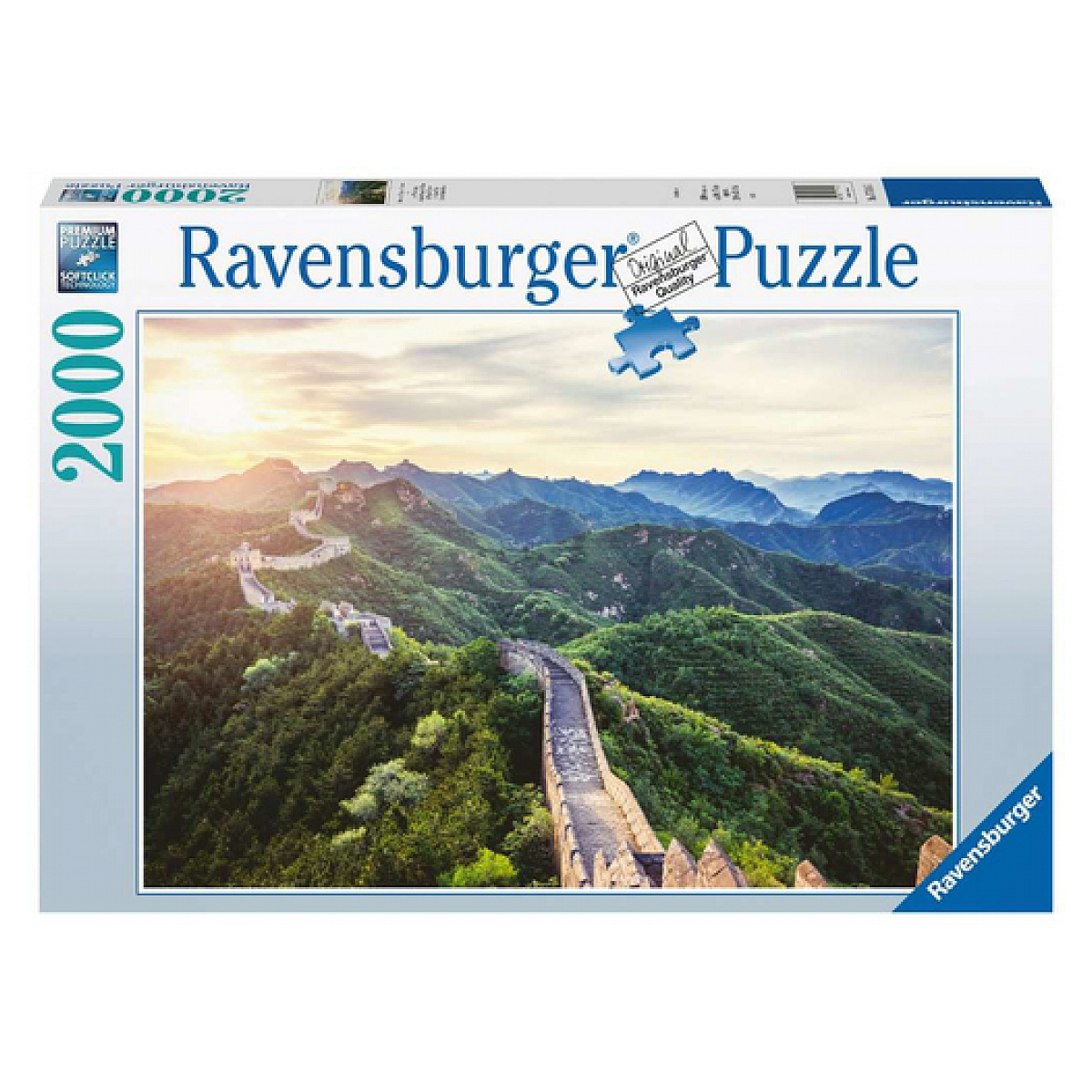 2000 p - La Grande Muraille de Chine couleur unique, RAVENSBURGER