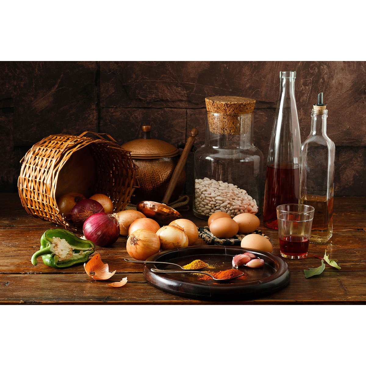 Tableau cuisine soupe tableau alu dibond, HEXOA