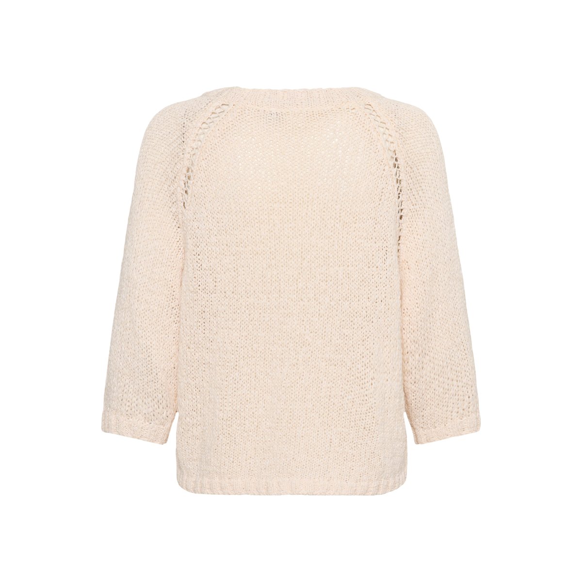 Pullover tricoté beige perfectly pale melange, CREAM
