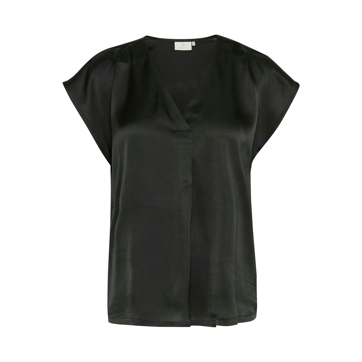Sleeveless blouse noir black, KAFFE