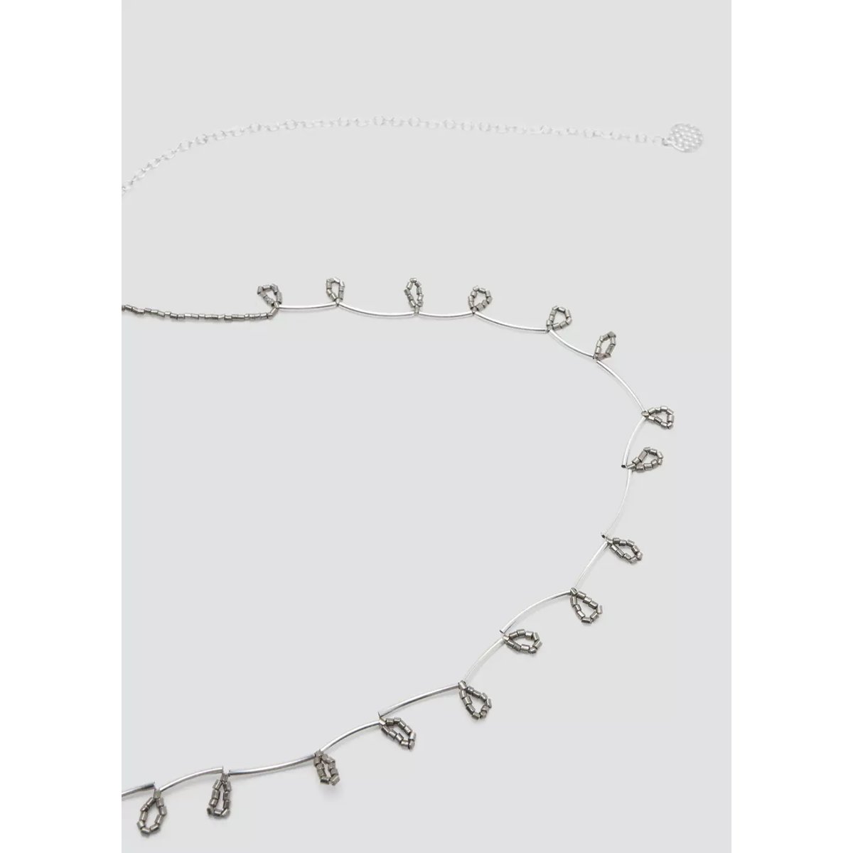 Ceinture chaîne irrégulière argent, MANGO TEEN