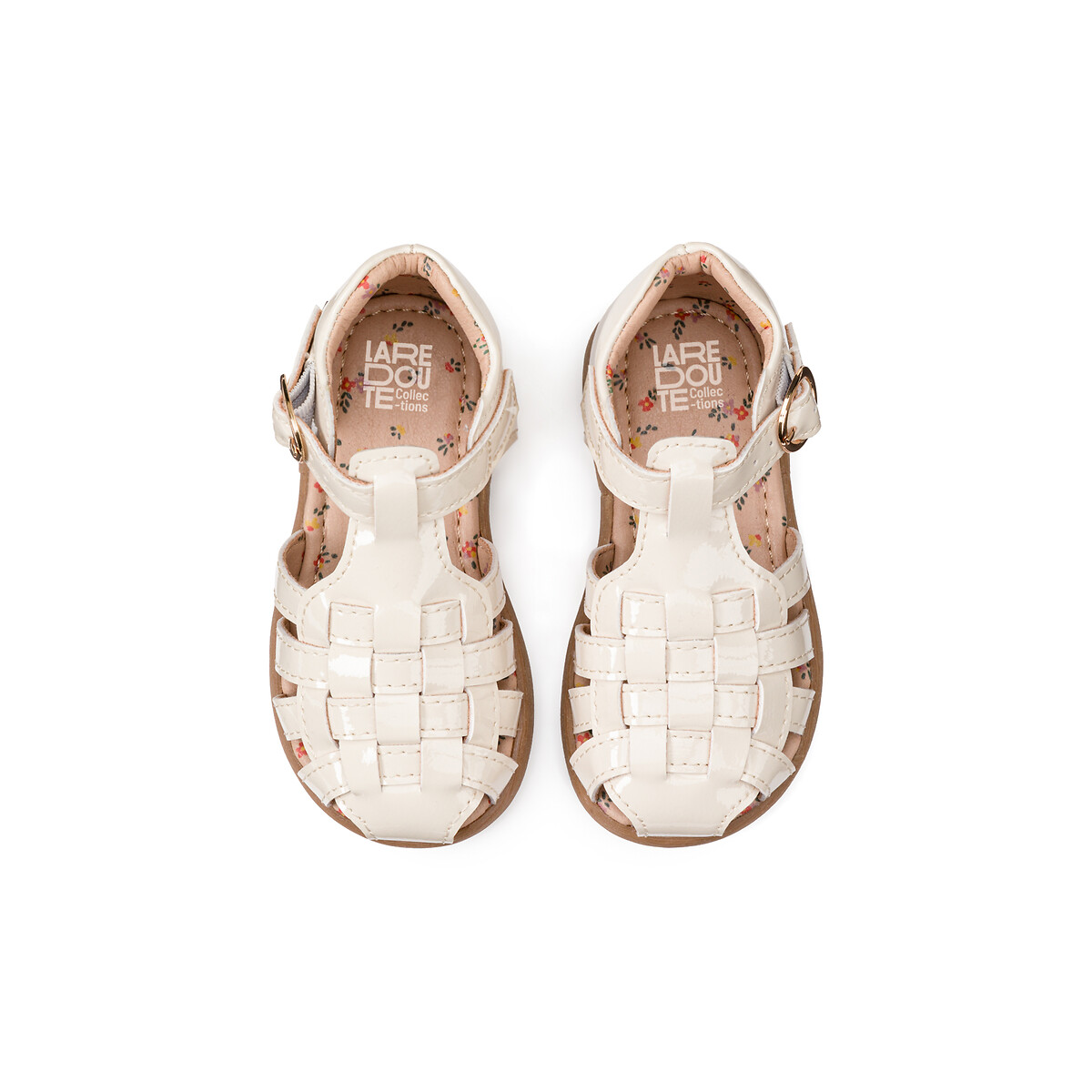 Kids' Buckled Sandals ecru , LA REDOUTE COLLECTIONS