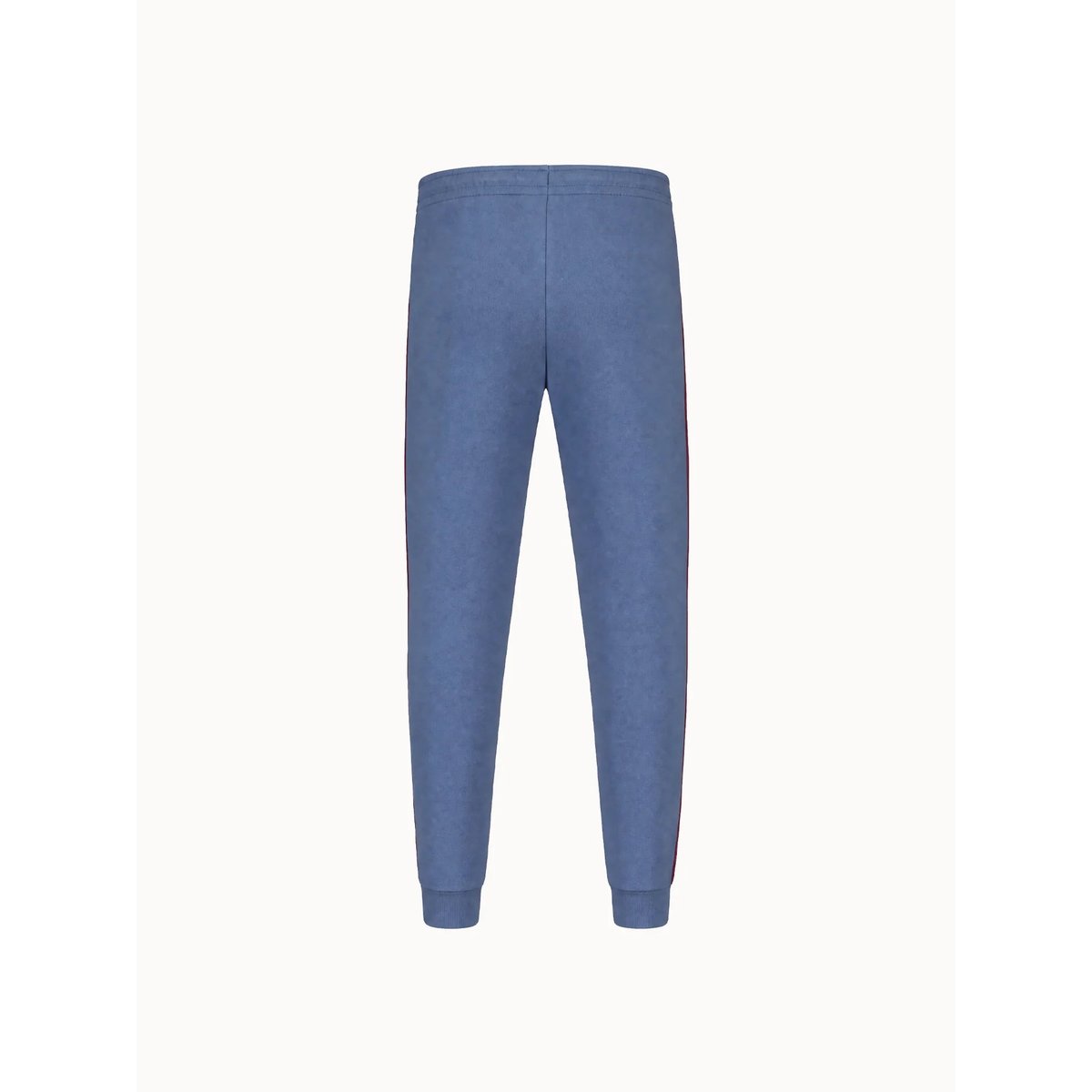 Pantalon en molleton léger avec bandes côtés contrastées Tricolores blue horizon, LE COQ SPORTIF