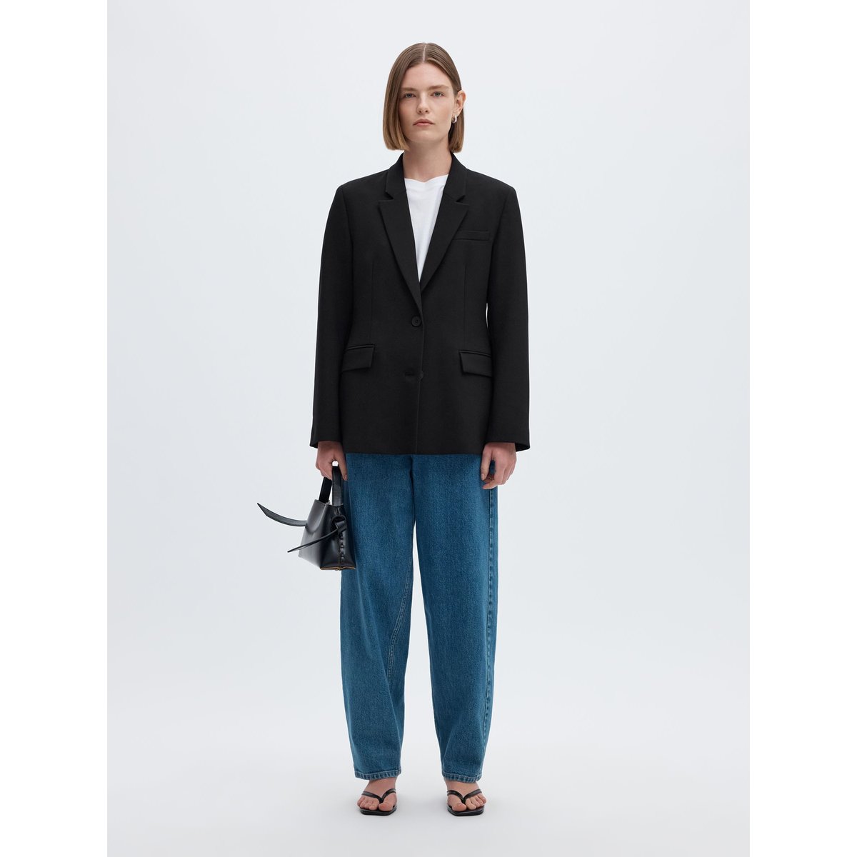 Blazer À Simple Boutonnage black, SELECTED