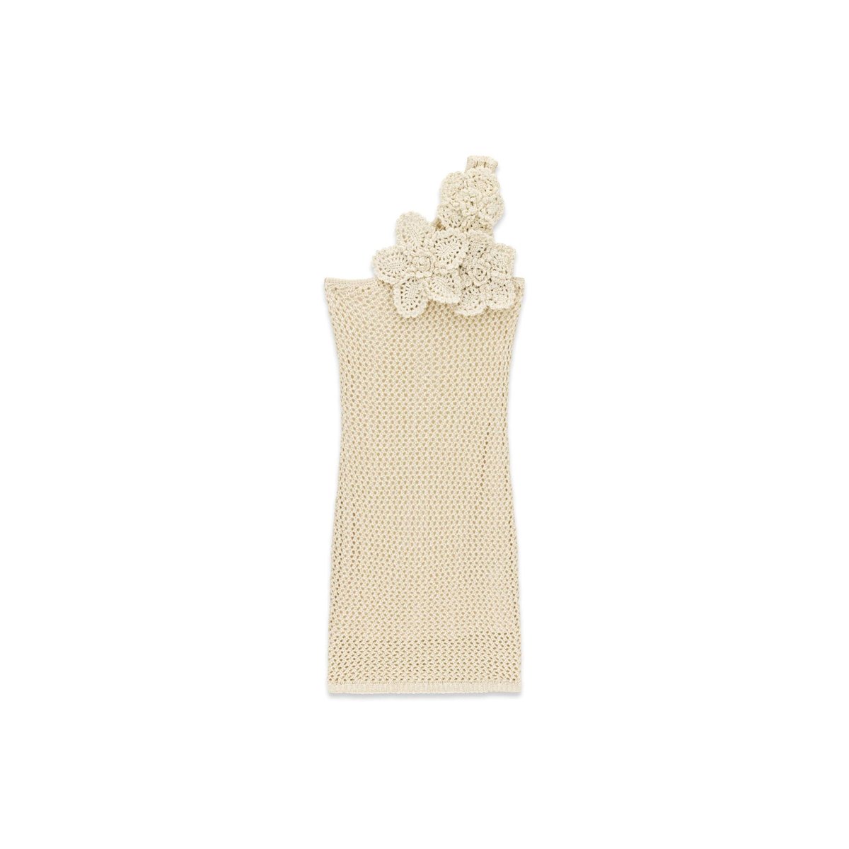 Fleurs Au Crochet Dress beige, GUESS