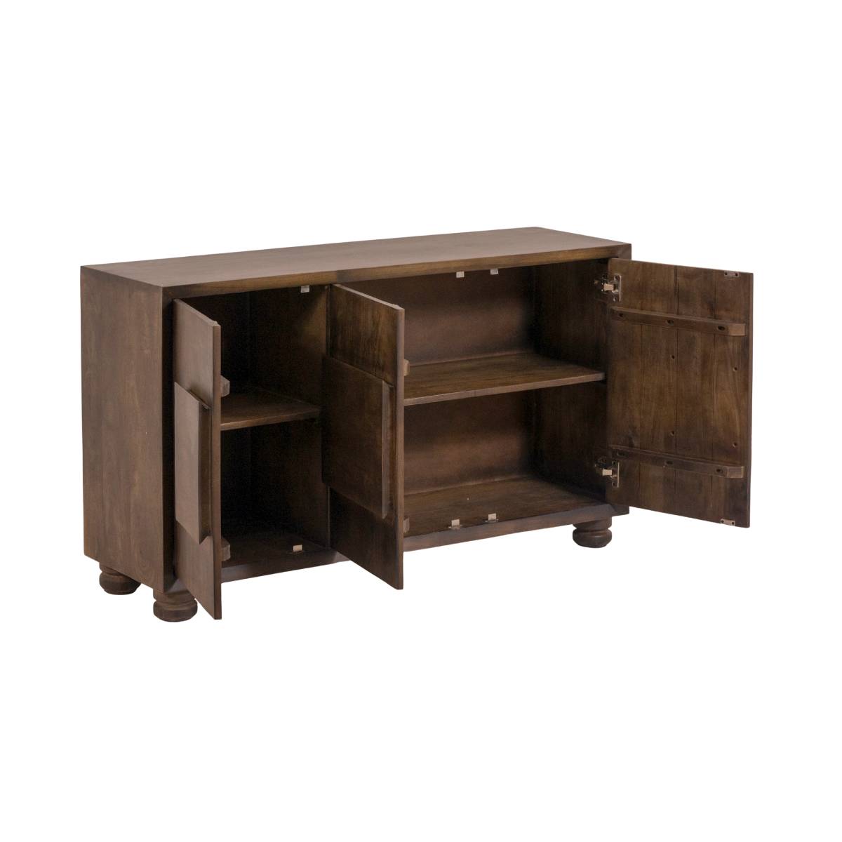 Buffet en bois de manguier HESTIA bois foncé, MADE IN MEUBLES