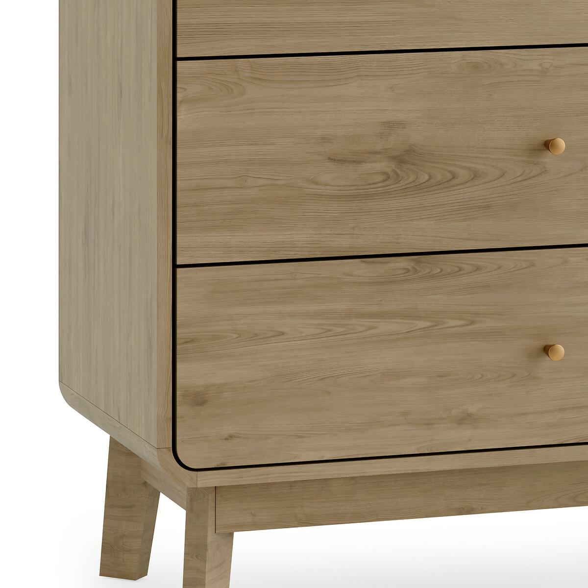 Seluna Retro Oak 3 Drawer Chest natural oak, SO'HOME