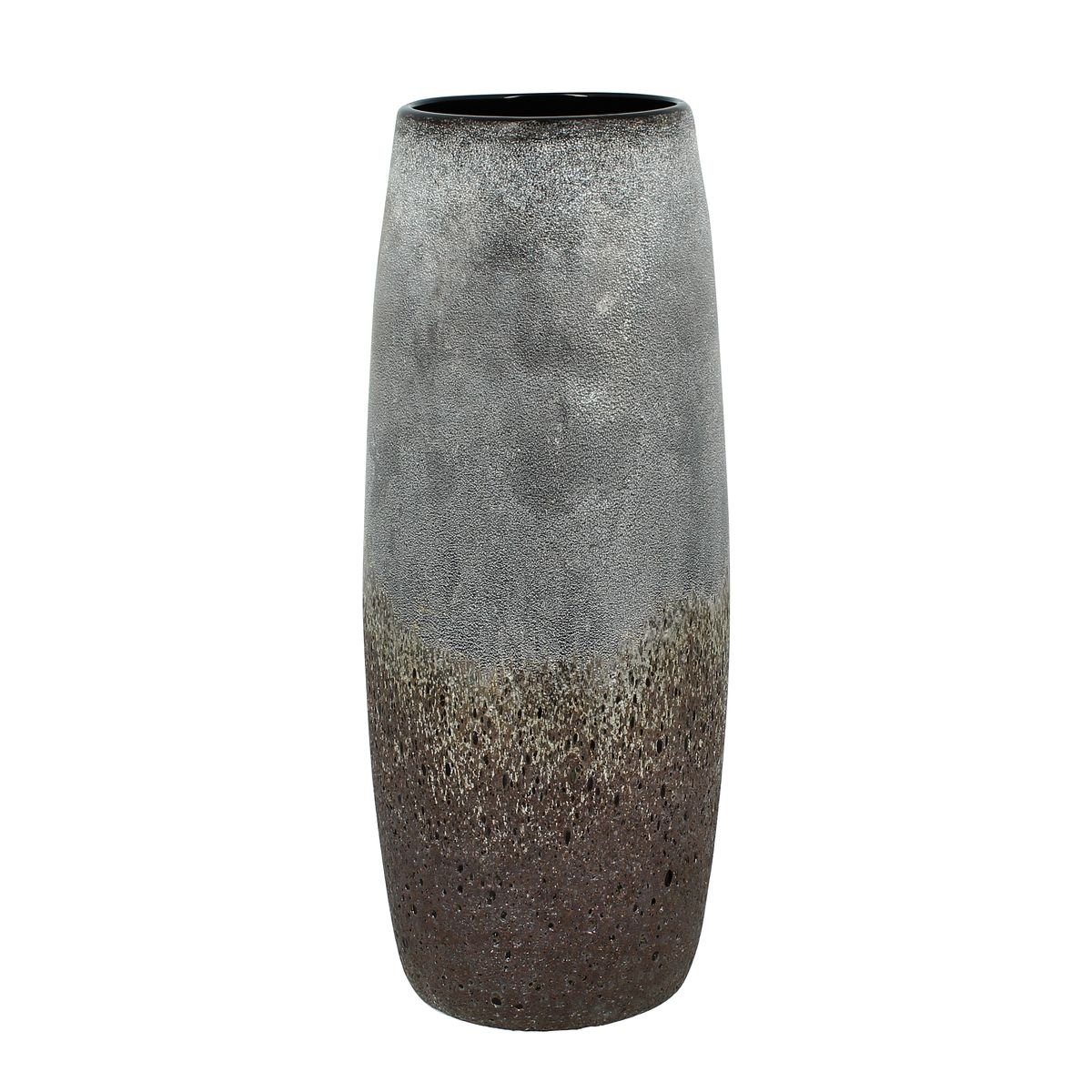 Vase en verre, TEREA gris-taupe, NOW'S HOME