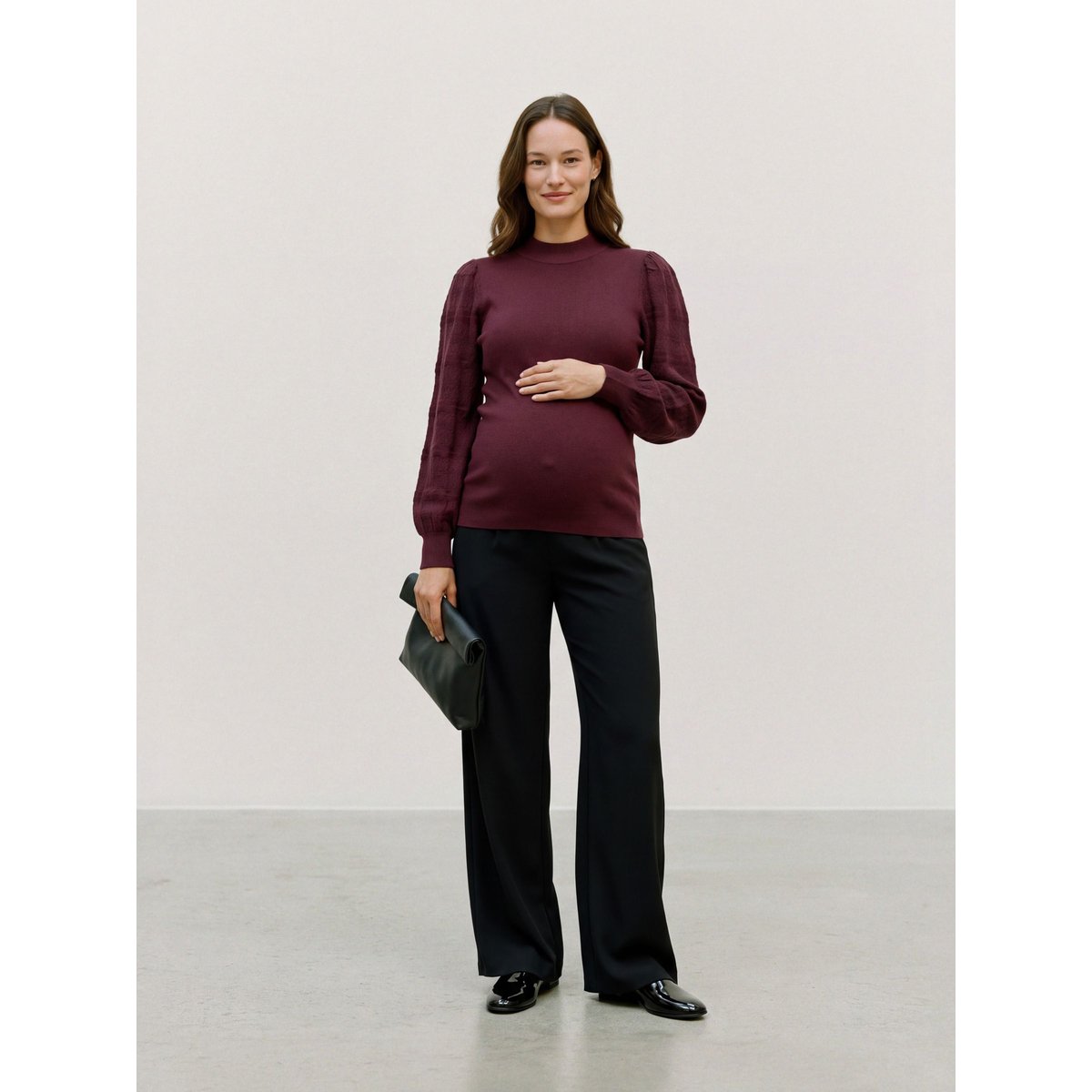 Pull En Maille rouge - windsor wine 1, VERO MODA