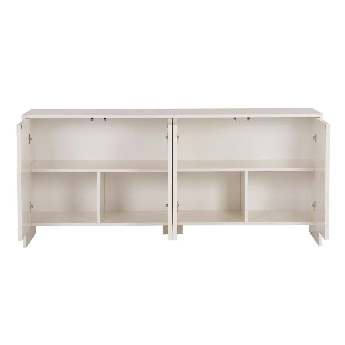 Buffet 4 portes décor arches MARFA crème, PIER IMPORT