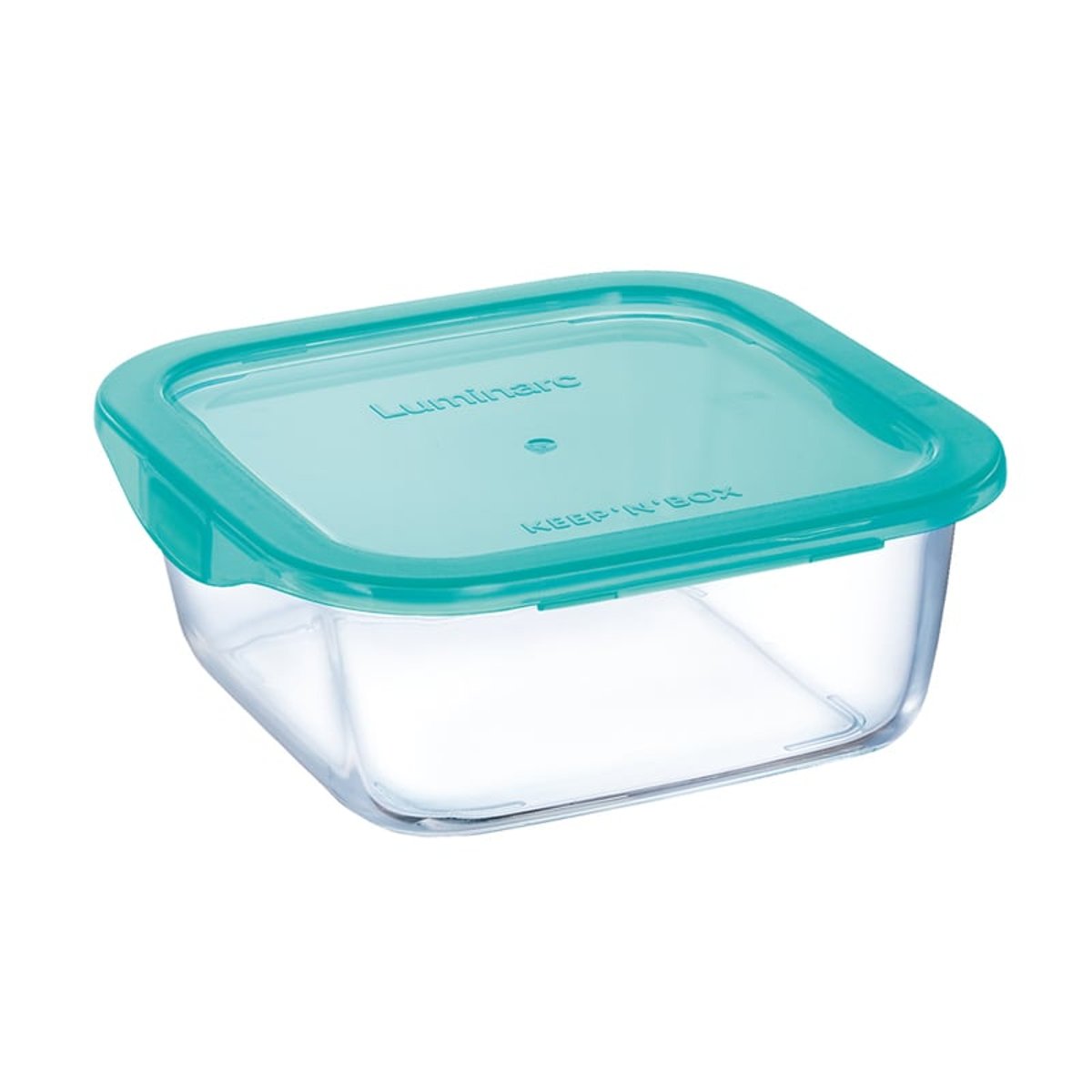Boite de conservation carrée 122cL -KEEP'N BOX transparent, LUMINARC