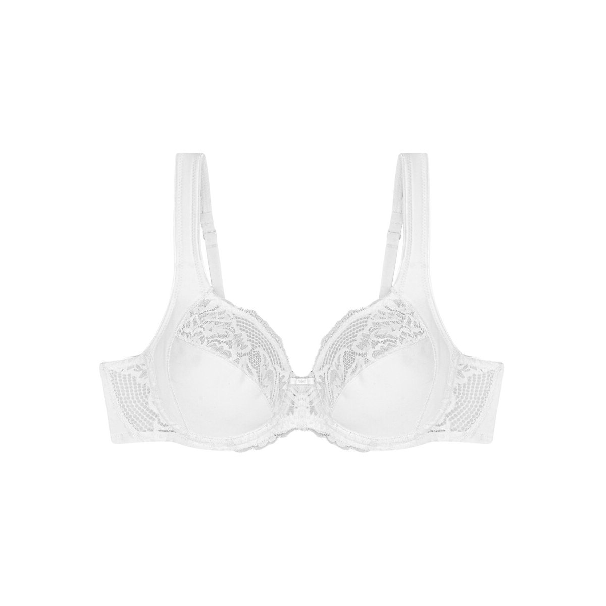 Soutien-gorge emboitant Modern lace+Cotton blanc, TRIUMPH