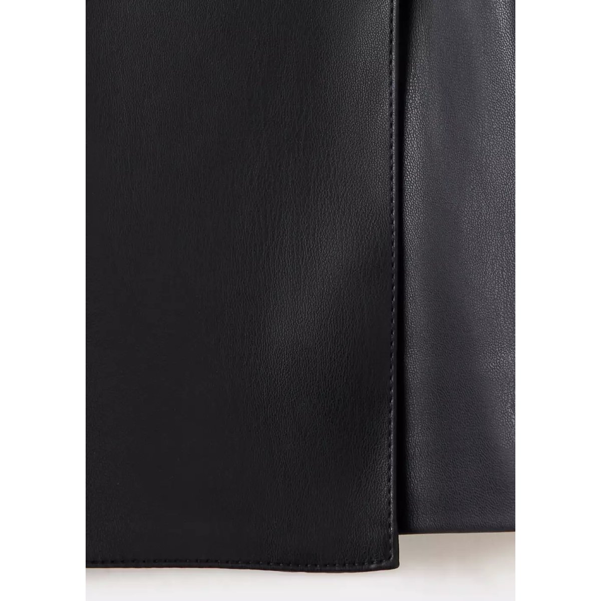 Jupe short cuir synthétique noir, MANGO KIDS