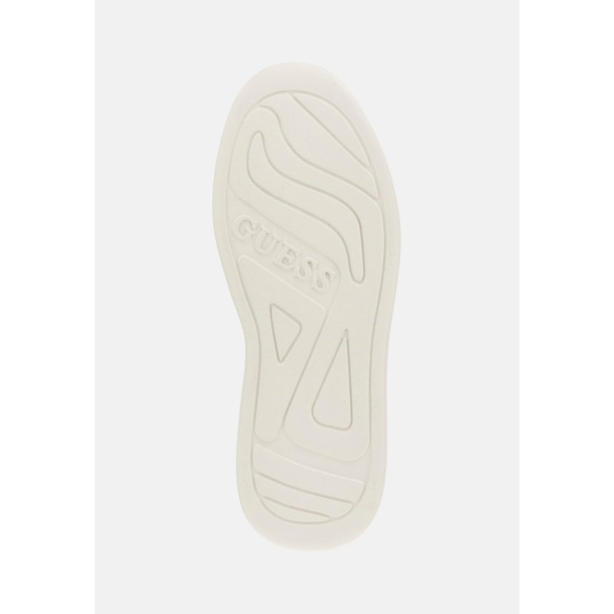 Sneaker Elbina Cuir Véritable marron multi, GUESS