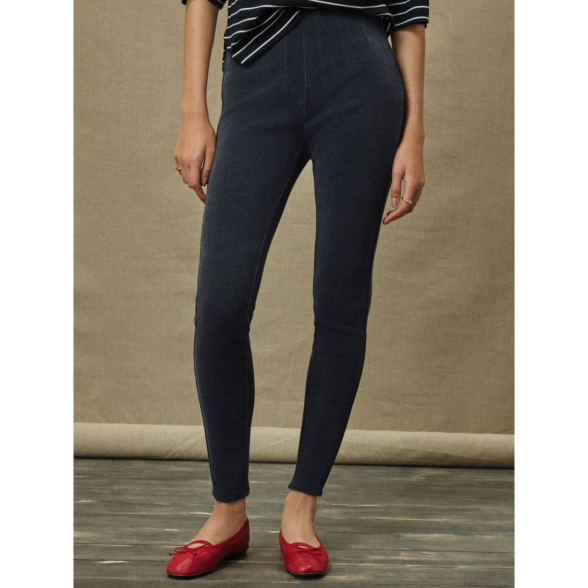 Legging en velours côtelé gris, NEXT