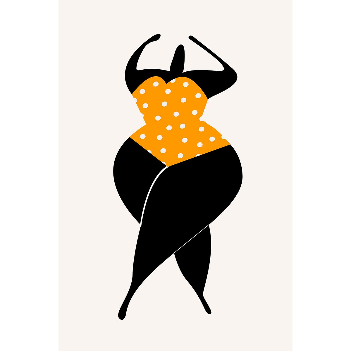 Tableau silhouette estivale tableau alu dibond, HEXOA