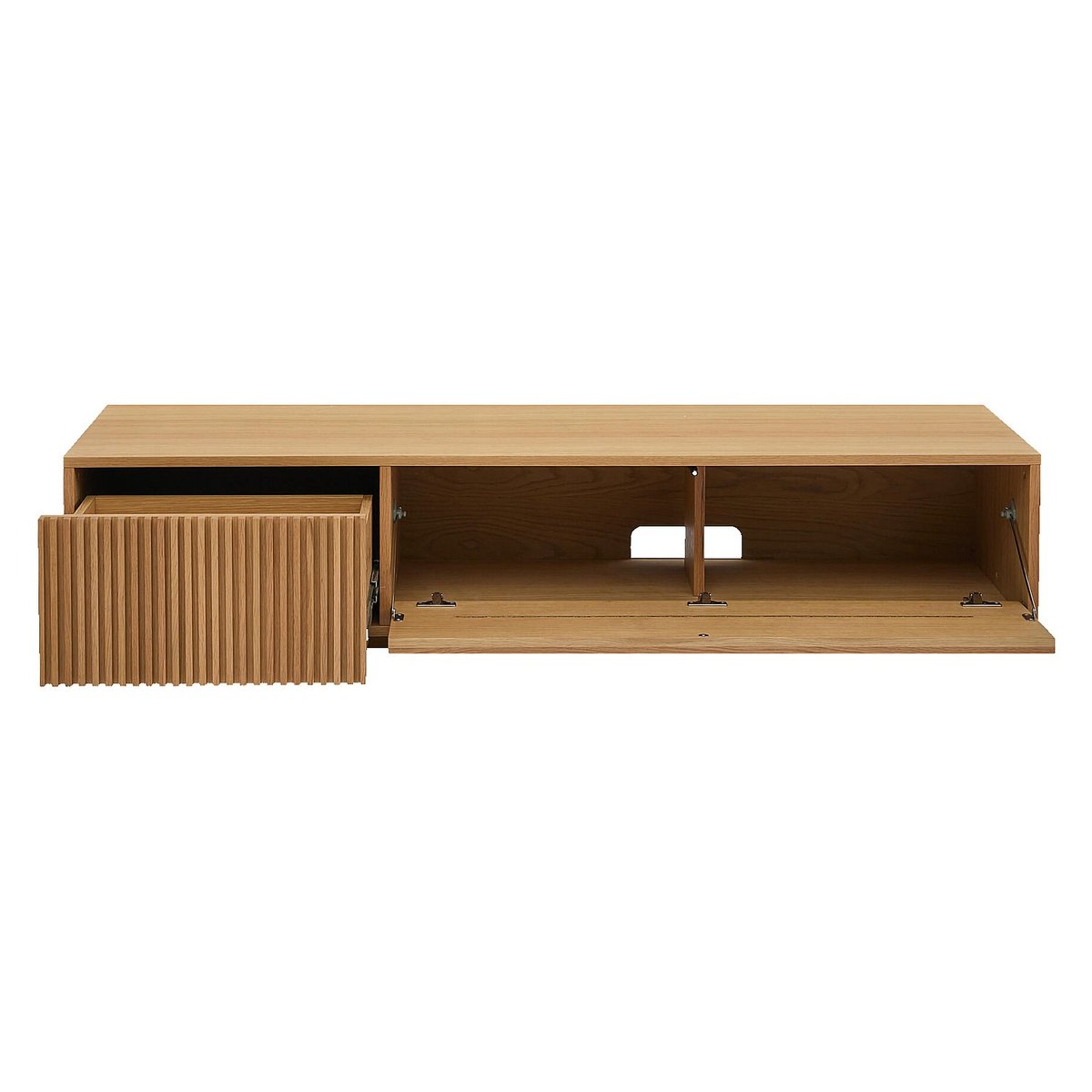 Banc TV bois MAX naturel clair, HABITAT