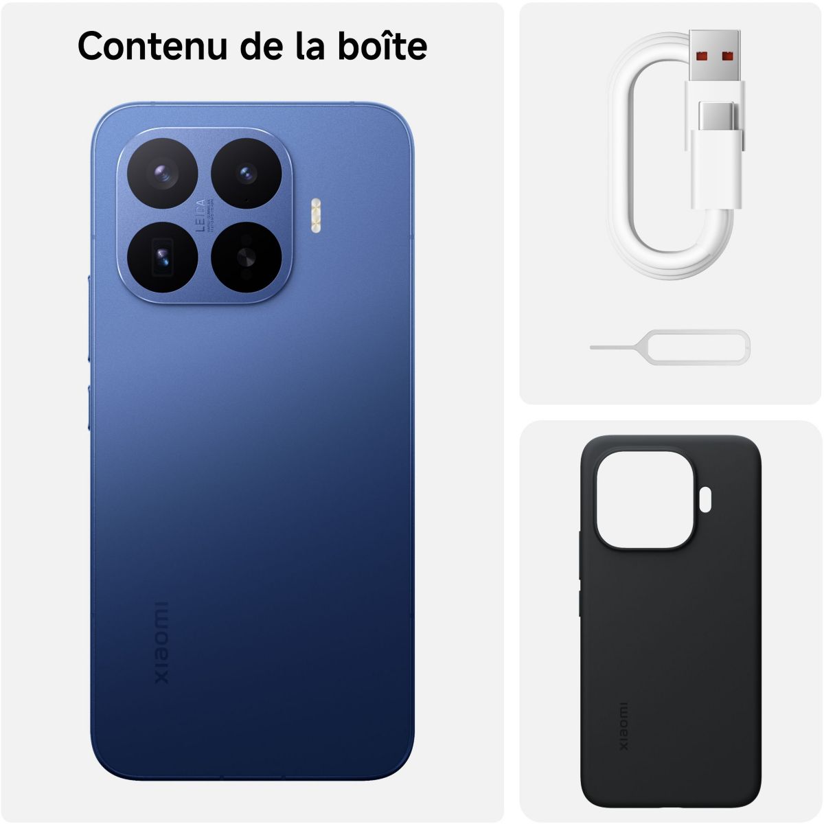 Smartphone 17T Pro Conçu avec Leica 5G 512Go Bleu couleur unique, XIAOMI
