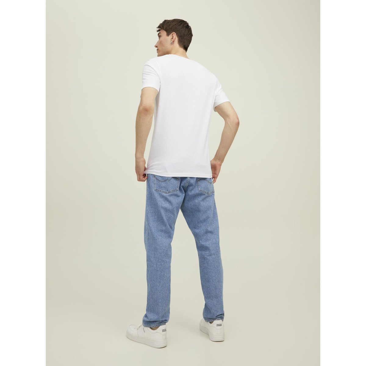 Lot de 3 t-shirts white, JACK & JONES