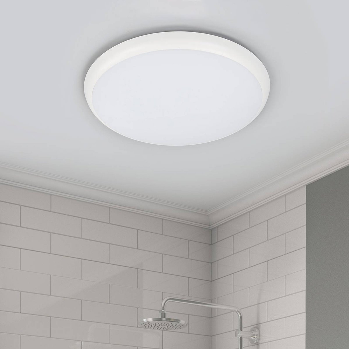 Plafonnier moderneLED, Augustin blanc, ARCCHIO
