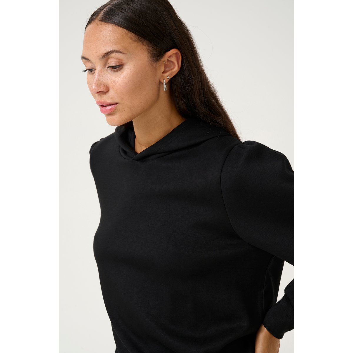 Sweatshirt noir black deep, KAFFE