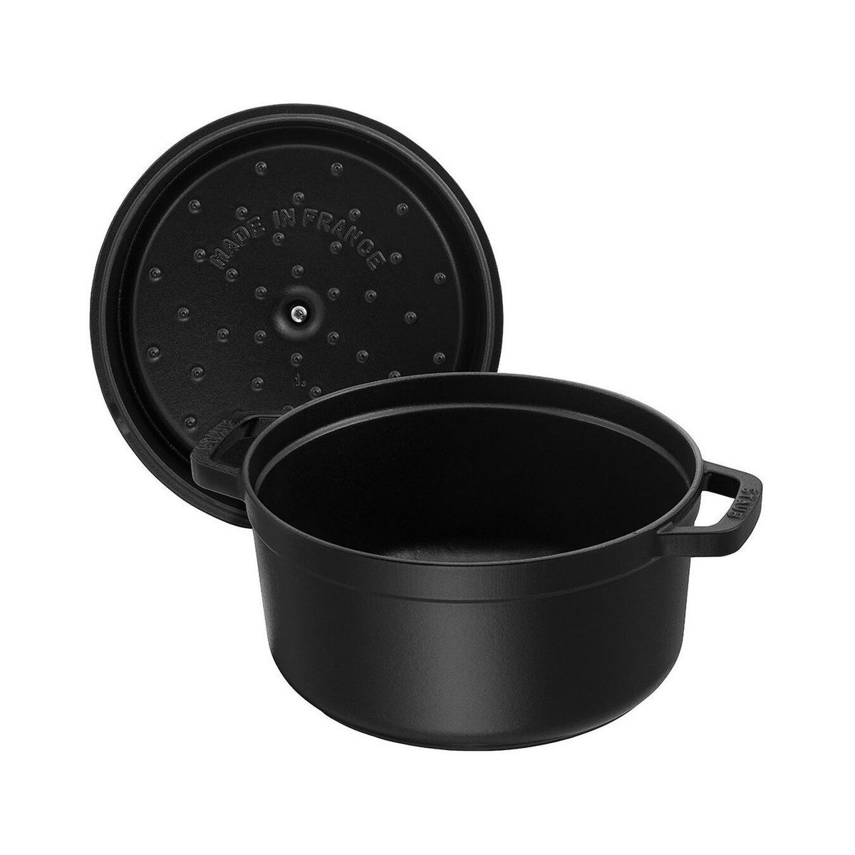 Cocotte en Fonte, Ronde, Noir Mat noir mat, STAUB